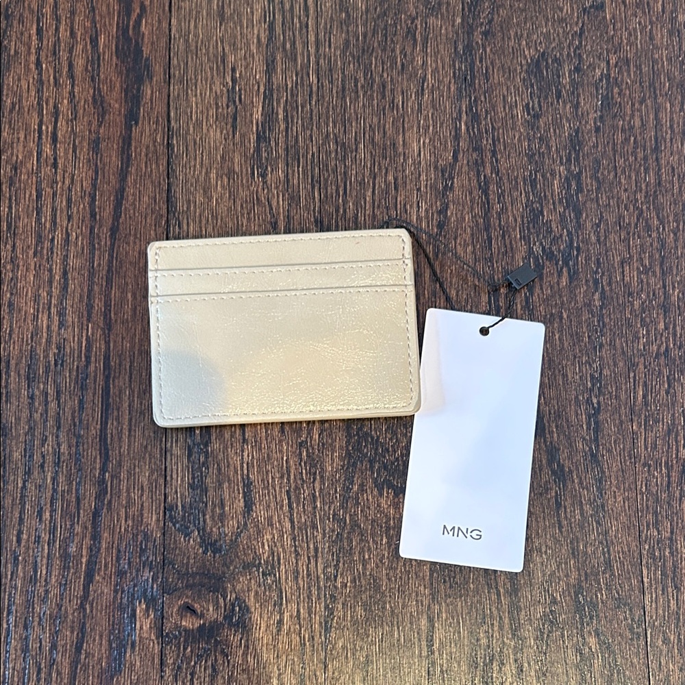 MANGO Beige Card Holder Wallet